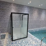 نمونه کارهای کابین شیشه ای حمام معمار فراز