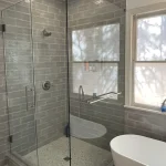 کابین دوش شیشه ای