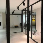 پارتیشن دوجداره به همراه پرده شیدینگ خیابان فرشته