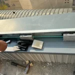 جان پناه شیشه‌ای پایه کامپوننت پروژه جمشیدیه