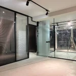 پارتیشن دوجداره به همراه پرده شیدینگ خیابان فرشته