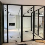 پارتیشن دوجداره به همراه پرده شیدینگ خیابان فرشته