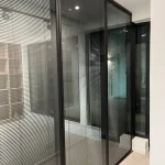 پارتیشن دوجداره به همراه پرده شیدینگ خیابان فرشته