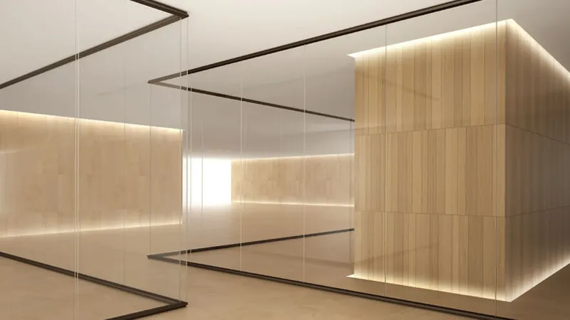 پارتیشن با نورپردازی داخلی