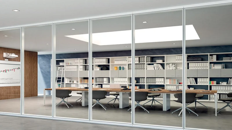 کاربرد پارتیشن شیشه ای بانک