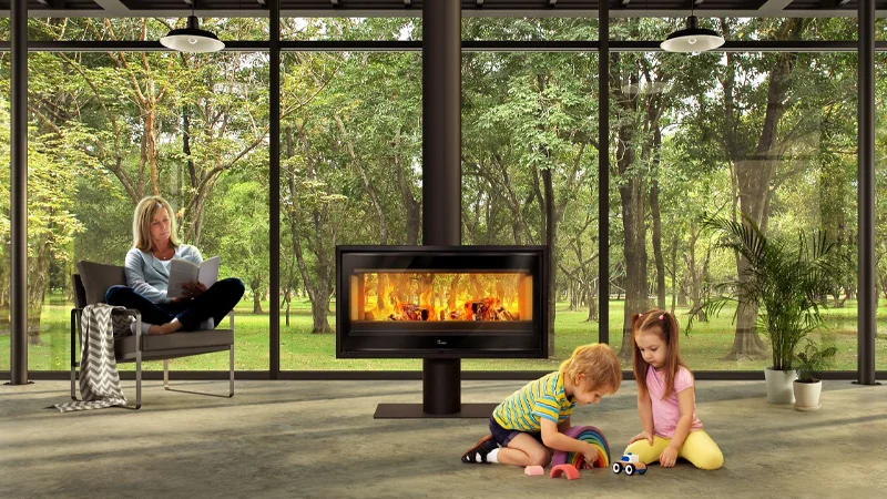 شومینه دو طرفه