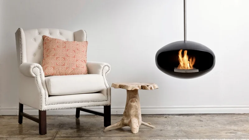 شومینه معلق | ایده برای شومینه های خانگی