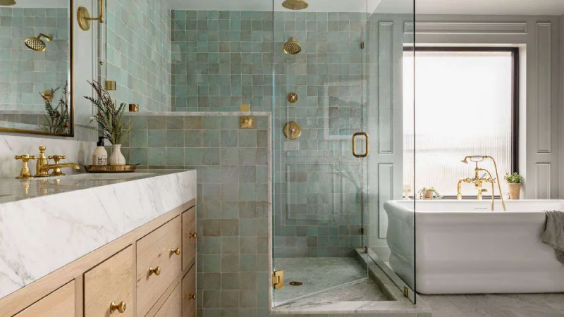 کابین دوش نیمهباز