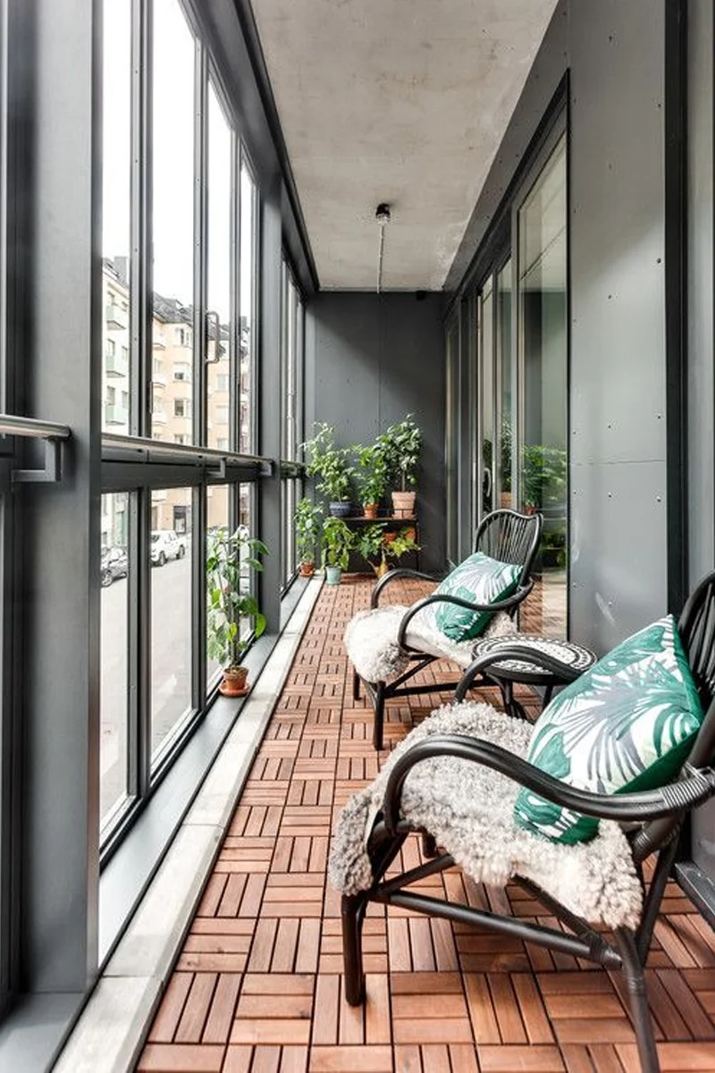 معایب بالکن شیشه ای