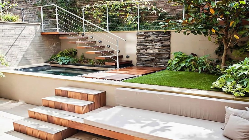 نوسازی حیاط