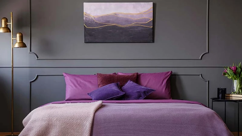 رنگ بندی در اتاق خواب