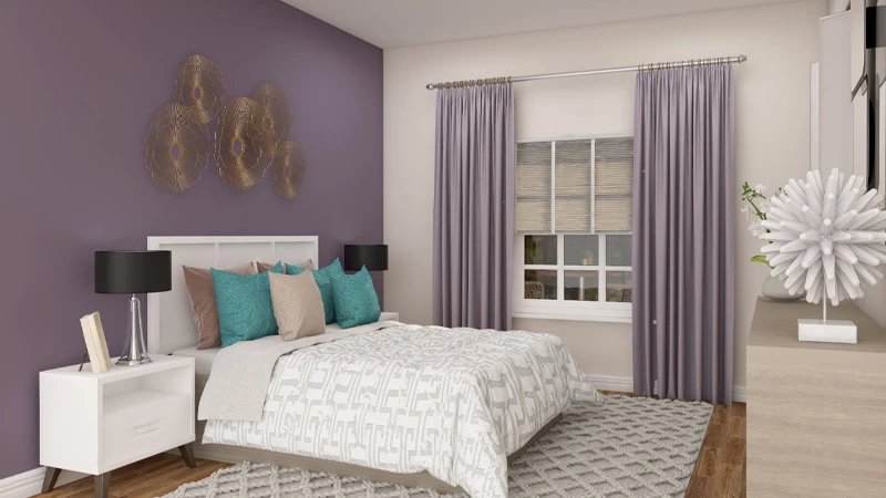 نحوه انتخاب رنگ مناسب برای رنگ بندی دکوراسیون اتاق خواب