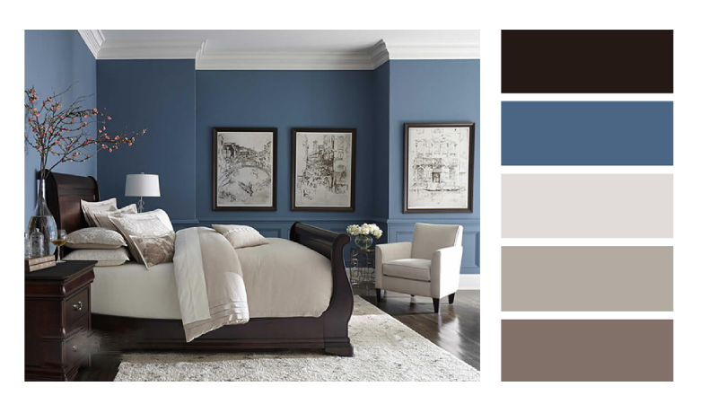 رنگ بندی در دکوراسیون اتاق خواب