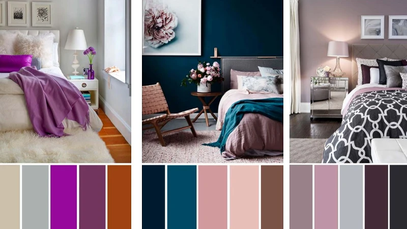 تاثیر رنگ در اتاق خواب