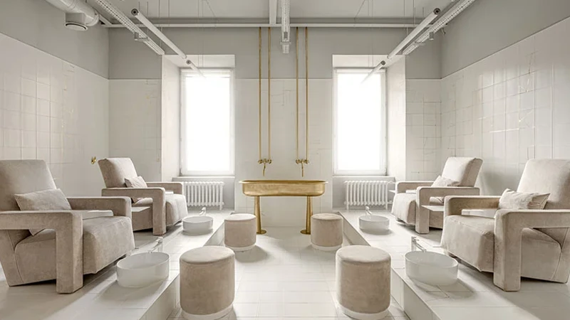 دکوراسیون داخلی سالن زیبایی