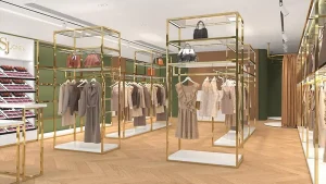 تاثیر رنگ بندی در دکوراسیون داخلی لباس فروشی