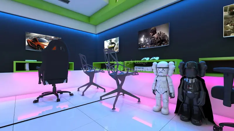 طراحی دکوراسیون گیم نت