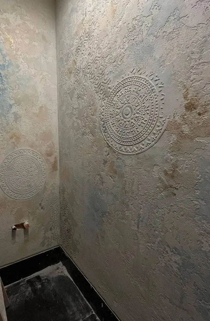 میکروسمنت دکوراتیو بافت دار سرویس واحد ظفر