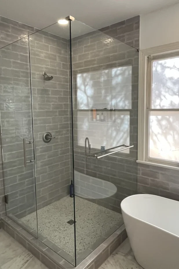 کابین دوش شیشه ای